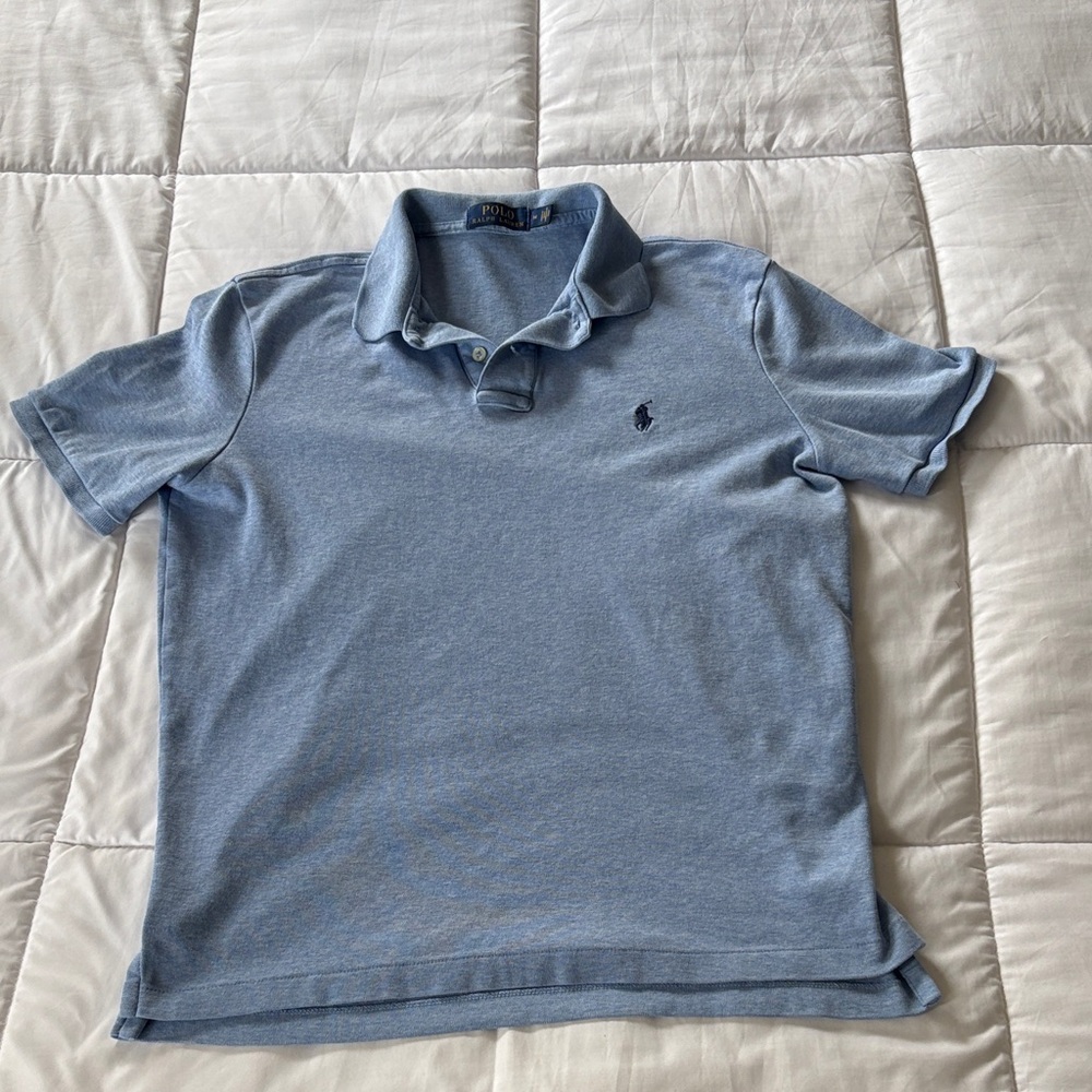 Polo by Ralph Lauren Light Blue Men's Polo Shirt